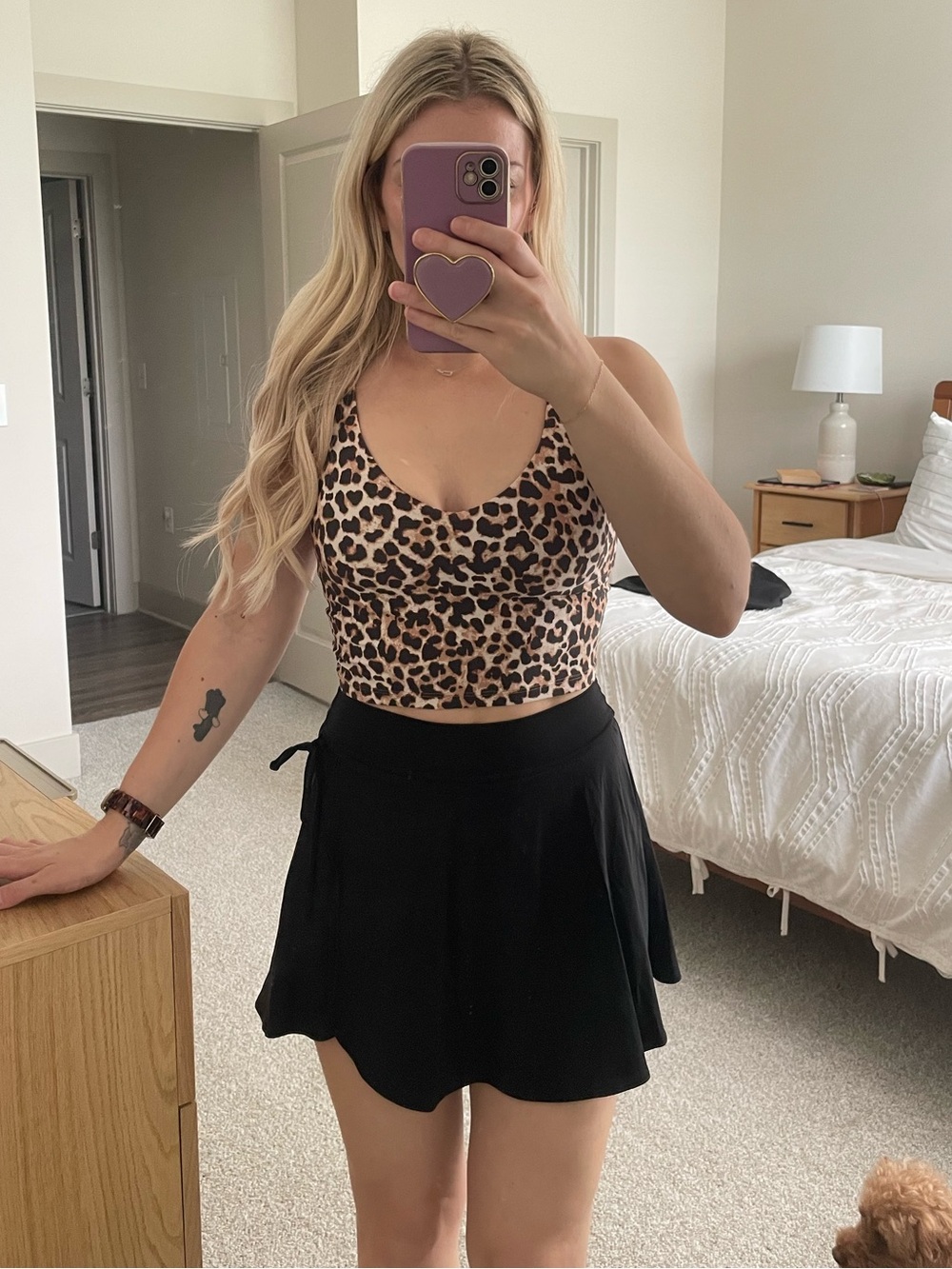 Gilly Hicks Black Activewear Skirt